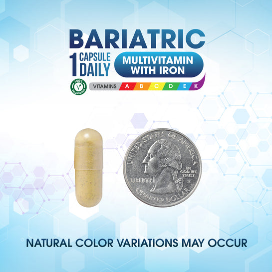 Bariatric Multivitamin with Iron and Chewable Strawberry Calcium