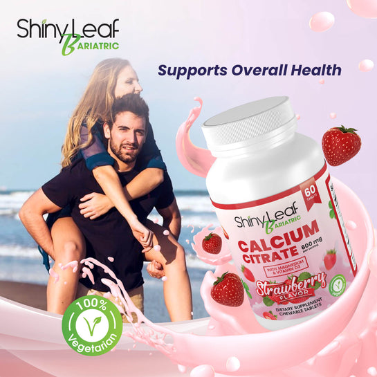 Calcium Citrate 600 mg Chewable Strawberry Tablets