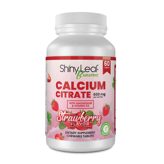 Calcium Citrate 600 mg Chewable Strawberry Tablets