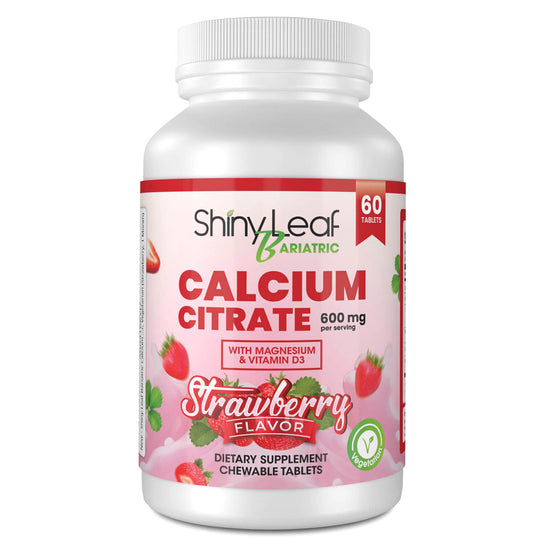 Calcium Citrate 600 mg Chewable Strawberry Tablets