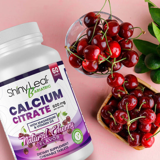 Calcium Citrate 600 mg Cherry Flavored Chewable Tablets