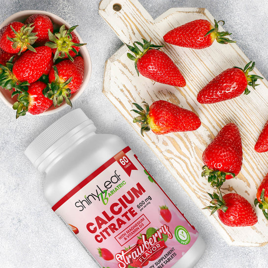 Calcium Citrate 600 mg Chewable Strawberry Tablets