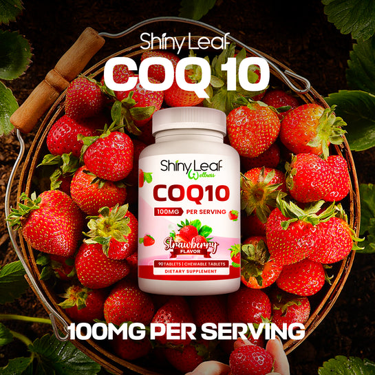 CoQ10 (Coenzyme Q10) 100mg Strawberry Chewable Tablets