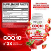 CoQ10 (Coenzyme Q10) 100mg Strawberry Chewable Tablets