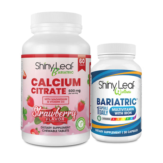 Bariatric Multivitamin with Iron and Chewable Strawberry Calcium