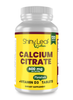 Calcium Citrate Minis 600mg Tablets with 500IU Vitamin D3 – 120 Tablets, 30-Day Supply