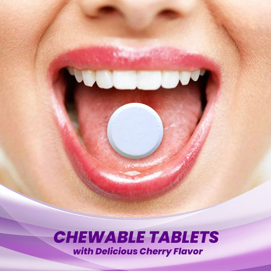 Calcium Citrate 600 mg Cherry Flavored Chewable Tablets